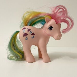 Vintage 1983 My Little Pony G1 Parasol Rainbow Toy Hasbro MLP